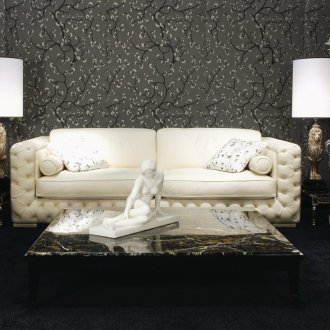 Πορτοκαλί καναπέδες από δέρμα