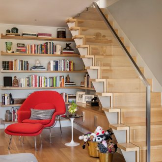 Σκαλωσιά από ξύλινη σκάλα