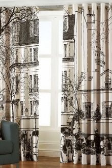 Dessin noir et blanc sur le mur