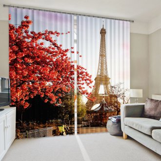 Μπαμπού κουρτίνες στο σαλόνι