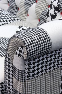 Chesterfield ταπετσαρισμένο πόδι χήνας