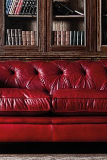 Καναπές Chester με ημικυκλικά υποβραχιόνια