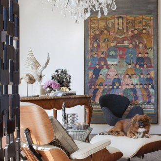 Ζεστή σοφίτα με διακοσμητική επίστρωση στο κινεζικό εσωτερικό