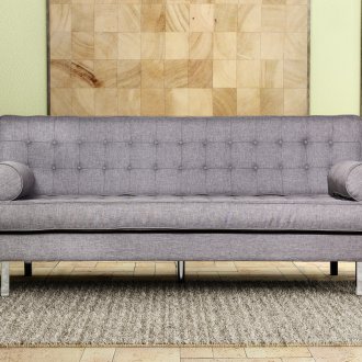 Γκρίζος καναπές σοφίτας