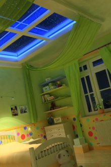 Παράθυρο φωτισμού στο φυτώριο