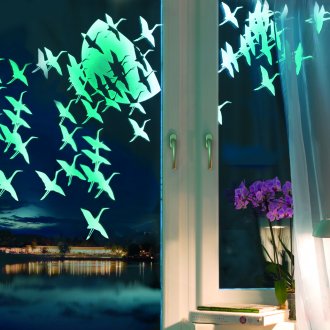 Αυτοκόλλητα με λαμπερό παράθυρο