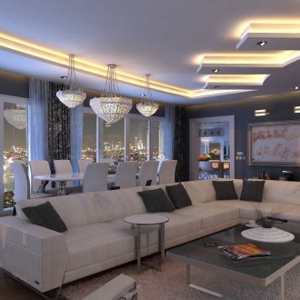 Φωτισμός πανοραμικών παραθύρων