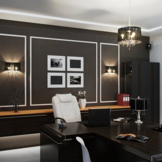 Σκούρο κρεβάτι με πατάρι