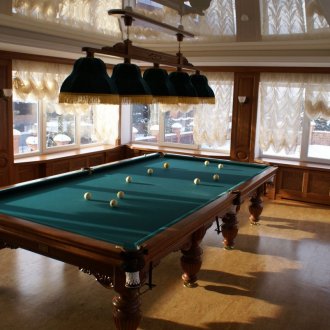 Τραπέζι μπιλιάρδου στη βεράντα