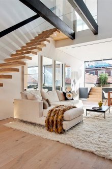 Μινιμαλιστικό γυαλιστερό πάτωμα