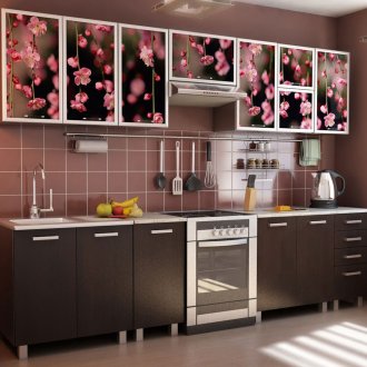 Απευθείας κουζίνα με εκτύπωση φωτογραφιών