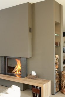 Sonoma Eiche im Inneren des Hauses