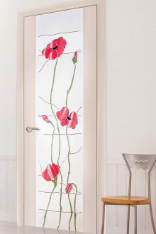 3D πόρτα αυτοκόλλητου