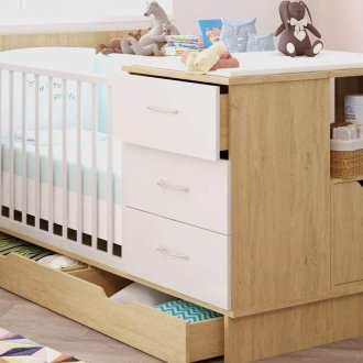 Παιδικό κρεβάτι μετασχηματισμού από τον ορεινό όγκο