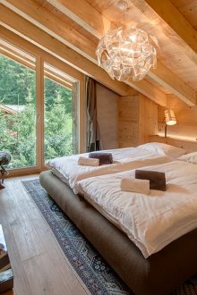 Σοφίτα υπνοδωμάτιο στο εξοχικό σπίτι