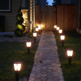 Λαμπτήρες δρόμου για καλοκαιρινή κατοικία