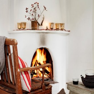 Ασβεστόλιθος διακοσμητικό τζάκι