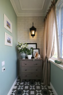 Φωτισμός μπαλκονιού με λαμπτήρα τοίχου