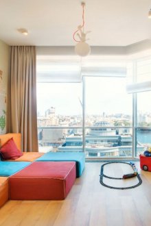 Σχεδιασμός διαμερίσματος δύο δωματίων με φυτώριο