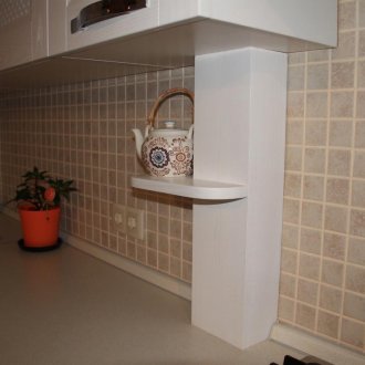 Διακόσμηση σωλήνα με ξύλινο κουτί