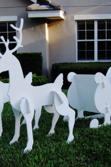 Διακόσμηση από τον αφρό της Πρωτοχρονιάς