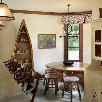 Βάρκα στο ντεκόρ της κουζίνας