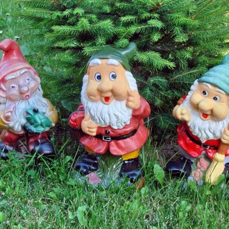 Gnome στοιχεία για τον κήπο