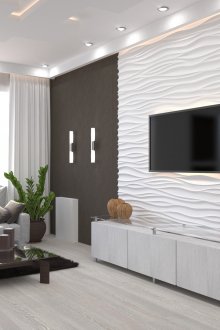 Φωτιστικό σαλόνι με ενσωματωμένο φως