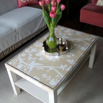 Τοιχογραφία στο τραπέζι του καφέ