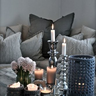 Επιτραπέζια διακοσμητικά κεριά