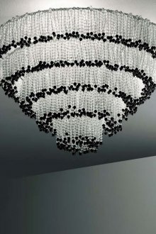 Διακόσμηση πολυέλαιου με χάντρες