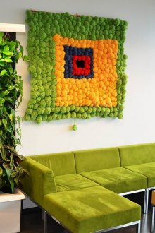 Moss στο εσωτερικό του σαλόνι