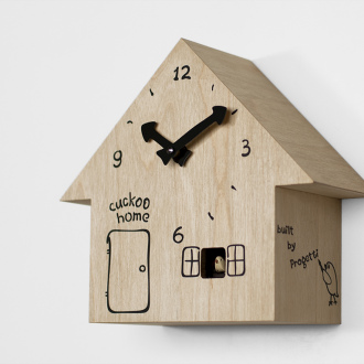Ρολόι με κούκος από κόντρα πλακέ
