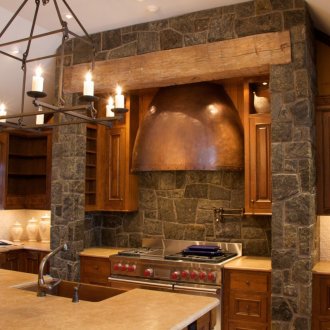 Τεχνητή πέτρα στην κουζίνα