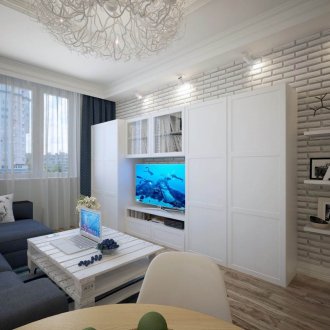 Φωτιστικά τοίχου στο σαλόνι