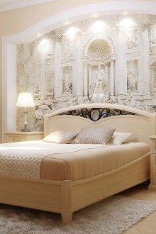 Ρωμαϊκό τοίχο φωτισμού στο υπνοδωμάτιο