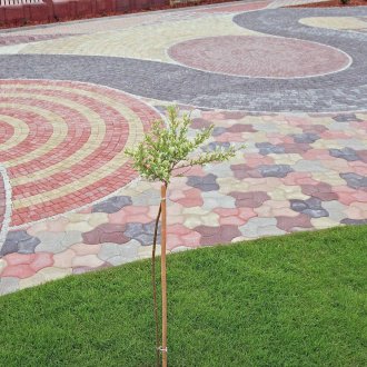 Μπλε σγουρά πλακάκια στην κουζίνα