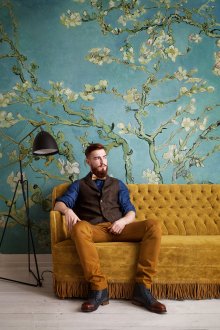 Βαν Γκογκ αμυγδαλιά στο εσωτερικό