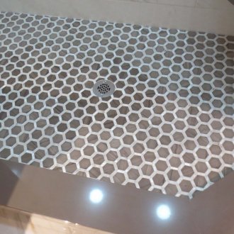 Εξάγωνο κεραμίδι πορσελάνης