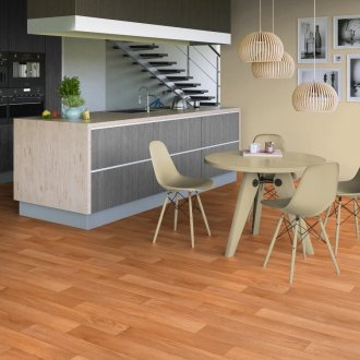 Λινοτάπητα κάτω από το έλασμα στο εσωτερικό της κουζίνας