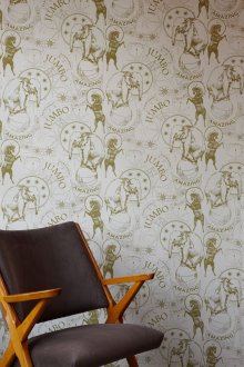 Λευκές κουρτίνες με μοτίβο