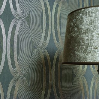 Μπεζ κεραμίδι με κύκλους στο μπάνιο