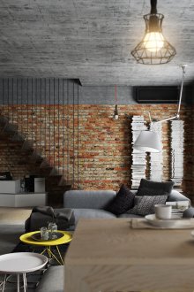 Τοιχοποιία στο σχεδιασμό του σοφίτα