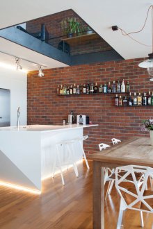 Τοιχοποιία στο σχεδιασμό μιας σύγχρονης κουζίνας