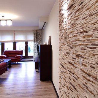 Γύψος πέτρα στο ντεκόρ της αψίδας