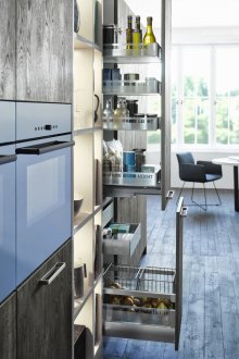 Αποσύρετε τα συστήματα αποθήκευσης στην κουζίνα