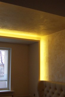 Οπίσθιος φωτισμός LED για οροφή δύο επιπέδων