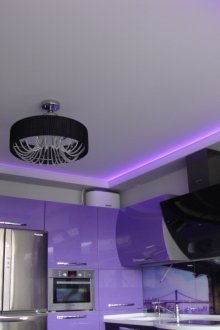 LED φώτα οροφής στην κουζίνα