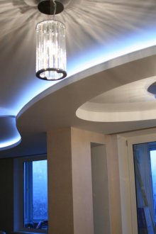 LED φώτα οροφής στο διαμέρισμα