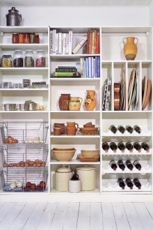 Βολικό σύστημα αποθήκευσης για την κουζίνα